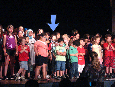 end-of-year school concert